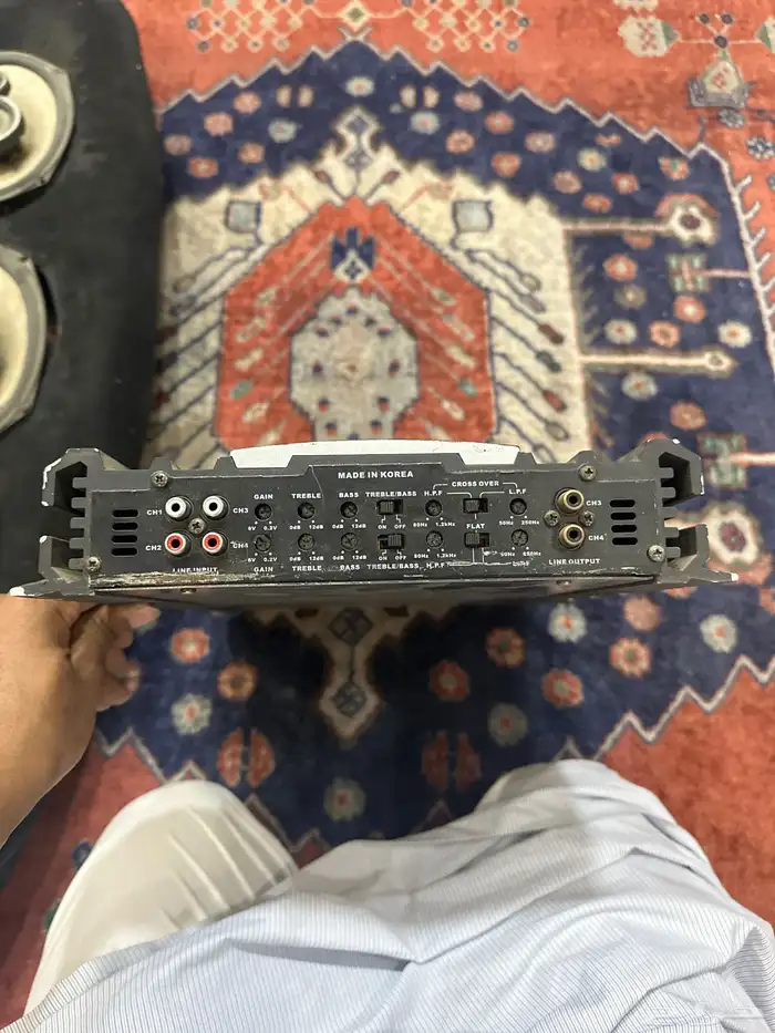 سماعات6 سستمkenwood مع منظم ros1200w 2
