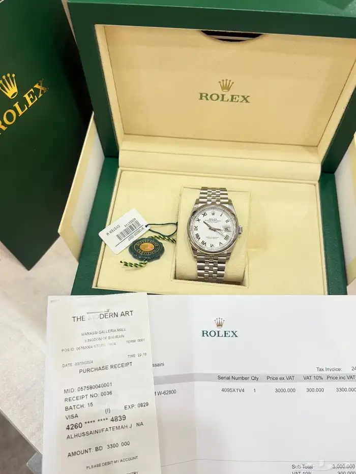ساعه رولكس اصليه 36 2