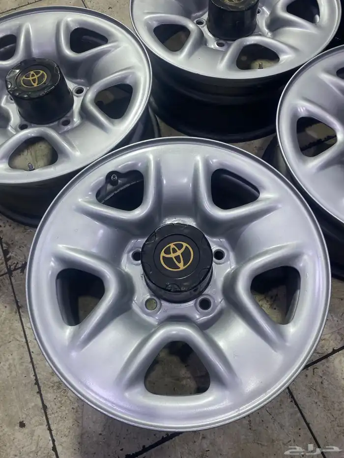 طقم جنوط ديازل 7 هنش مقاس 17 اصليه وكاله معا أكوابها 5