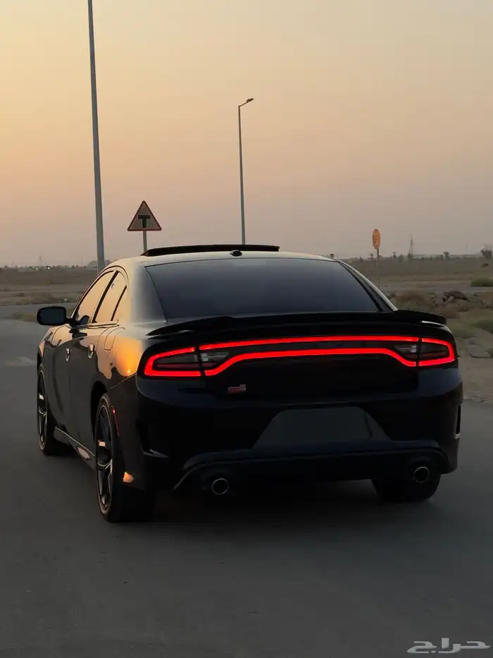 دودج تشارجر GT اسود الموديل 2023 م 4