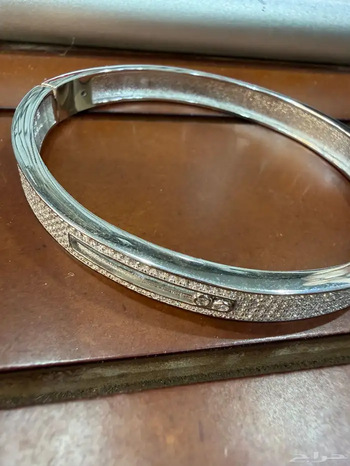 اسوارة فضة نسائية إيطالي راقية عيار 925 مرصعة بفصوص زركون 2