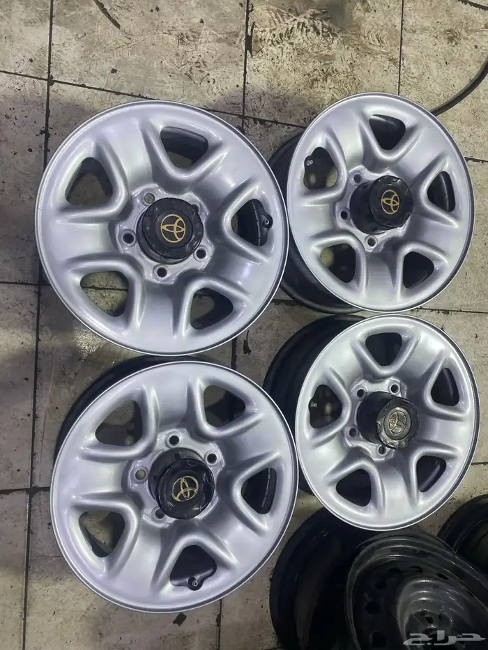 طقم جنوط ديازل 7 هنش مقاس 17 اصليه وكاله معا أكوابها 6