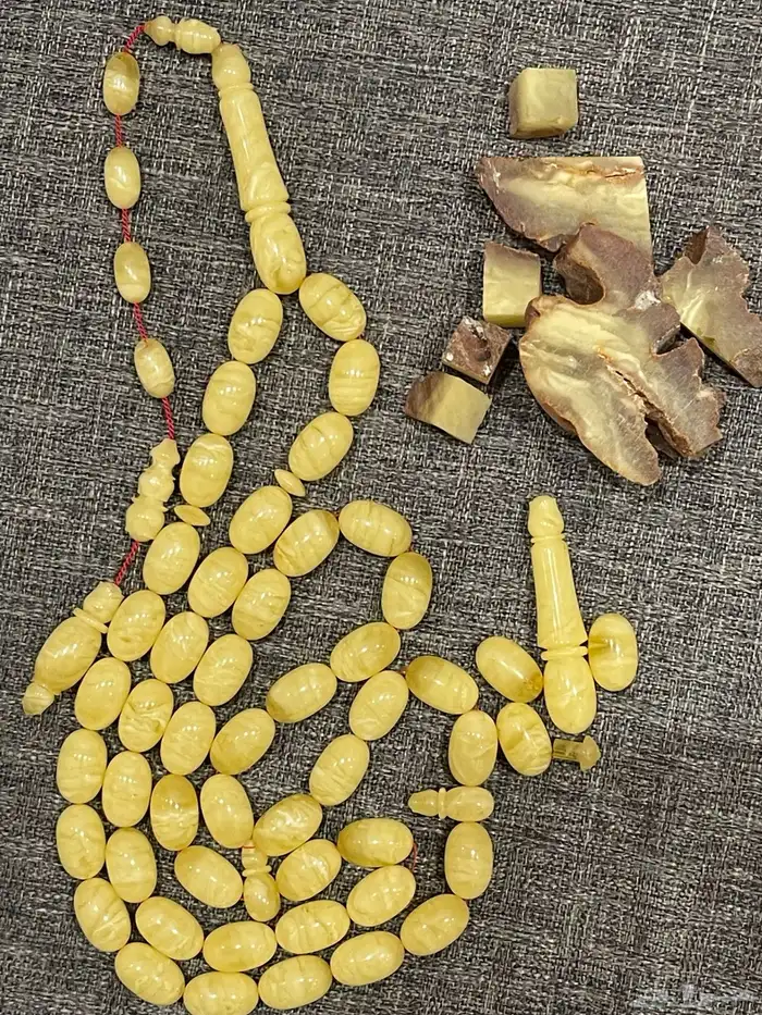 مسباح كهرمان حجر واحد مشخط قمة في الجمال 2