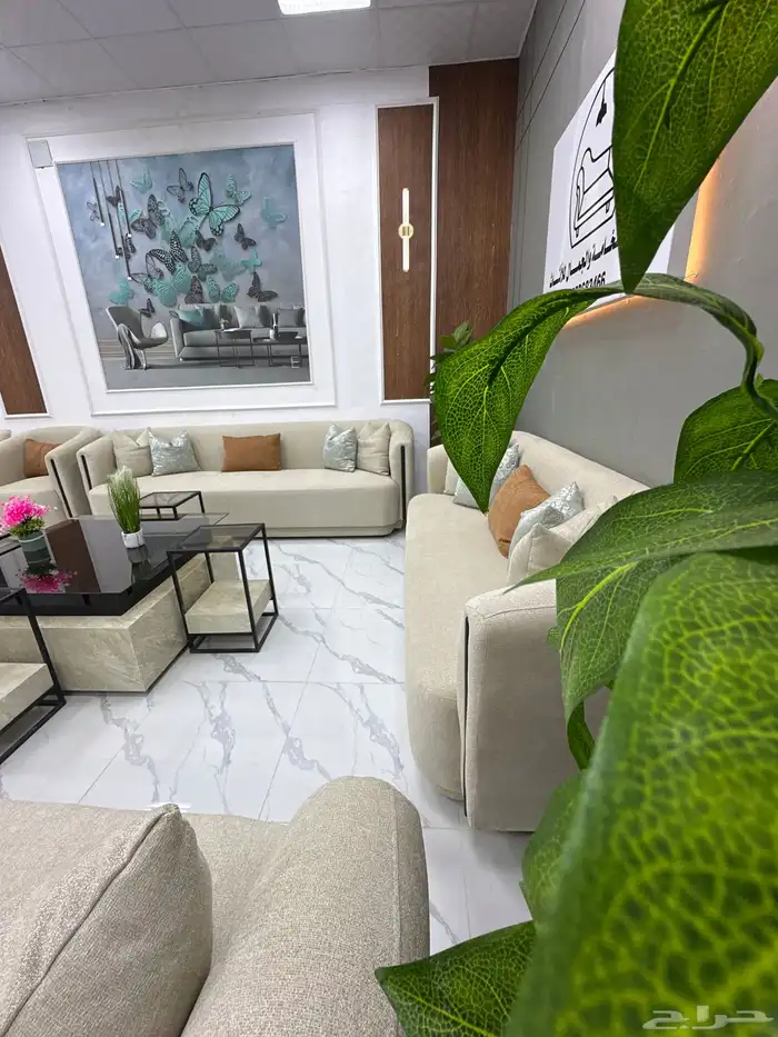 طقم كنب 13 شخص نظام تركي ضمان ست سنوات خشب أسفنج 5