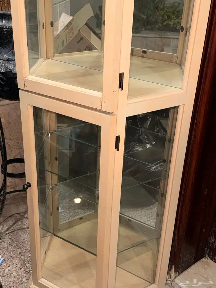 طقم طاولات بيج مع دولابها 6