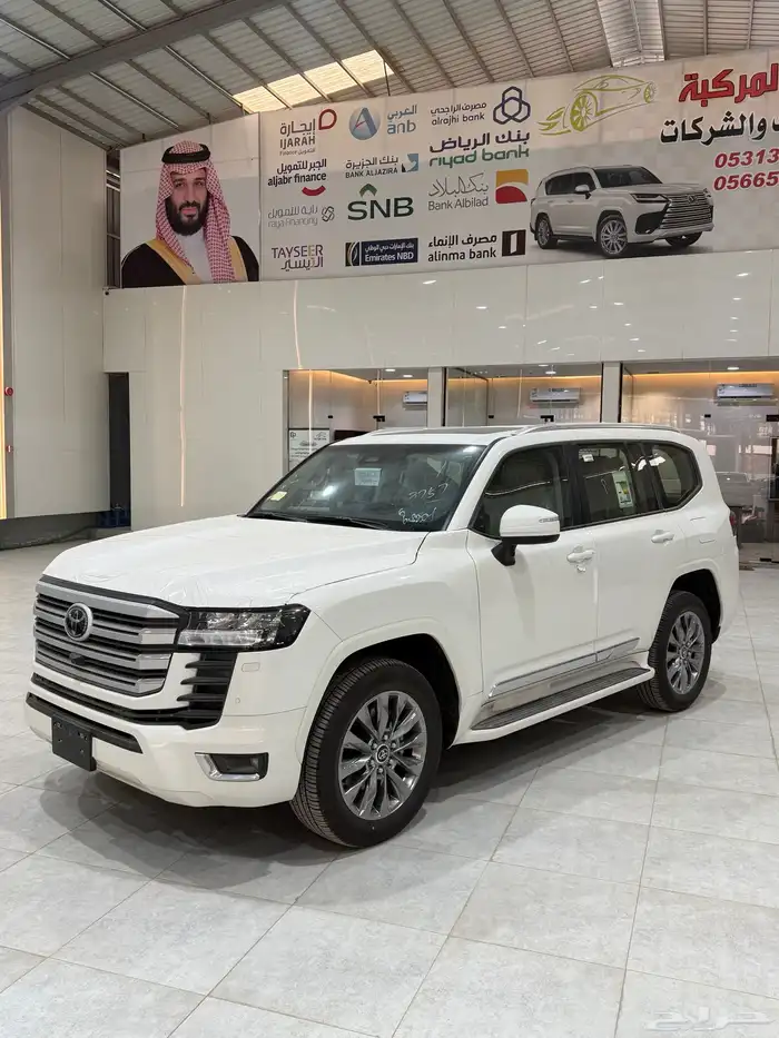 لاندكروزر L4 سعودي أصفار 2025 أبيض اقل سعر 1