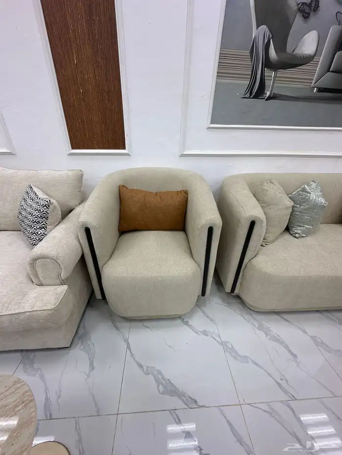 طقم كنب 13 شخص نظام تركي ضمان ست سنوات خشب أسفنج 1