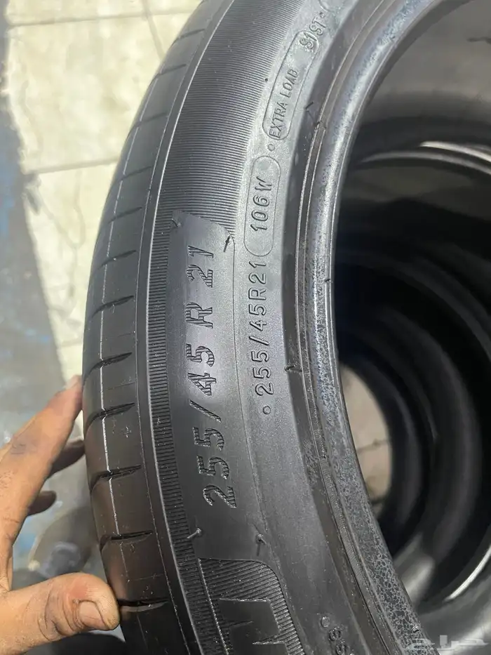طقم كفرات مشلان255 45 21 استخدام 4 ايام 10
