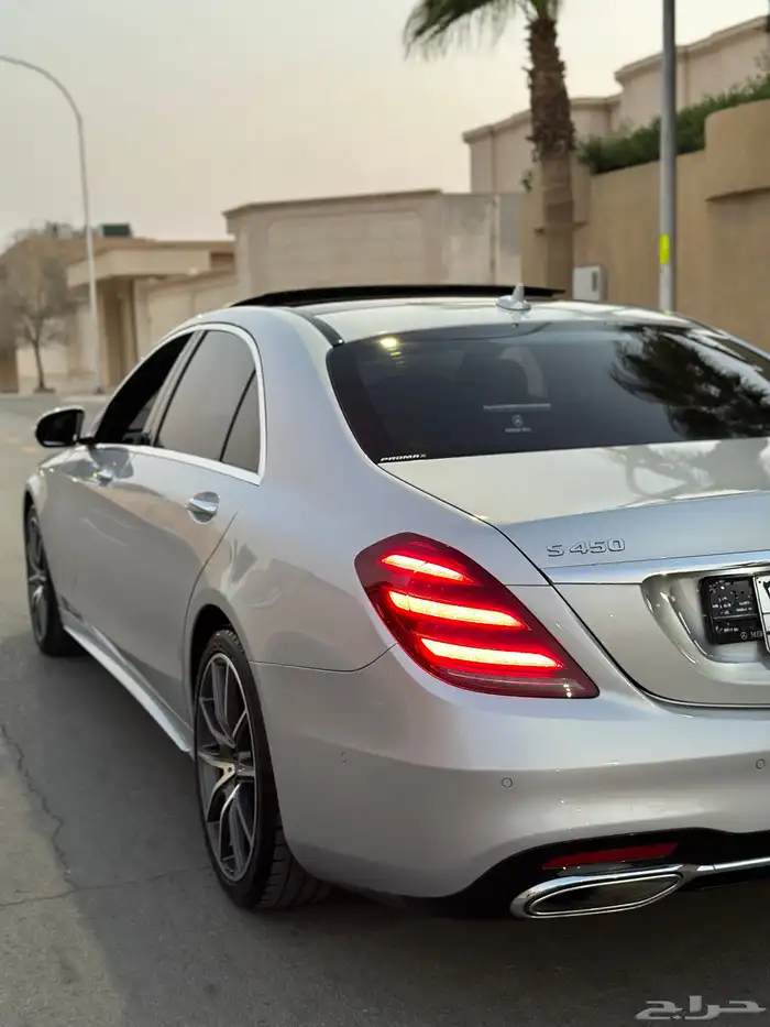 مرسيدس S450 مخزن ماشي 48 الف فقط بدي وكاله 7
