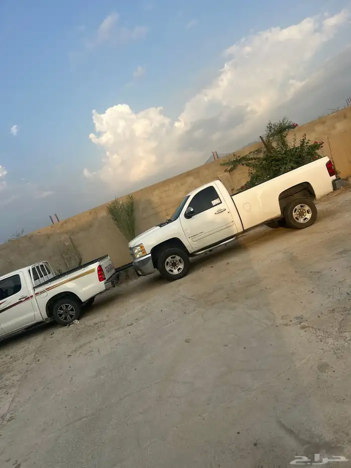 حوض HD سلفرادو 8 مسمار غماره ابيض دبل شاصي طووويل شرط 6