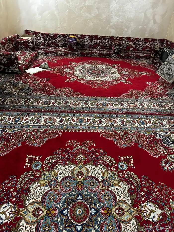 سجاد بلجيكي وتركي وشملات وستائر قديمة للبيع 29