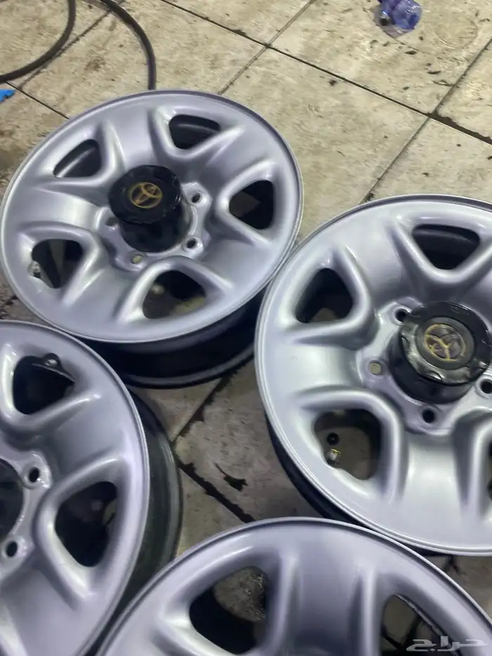 طقم جنوط ديازل 7 هنش مقاس 17 اصليه وكاله معا أكوابها 7