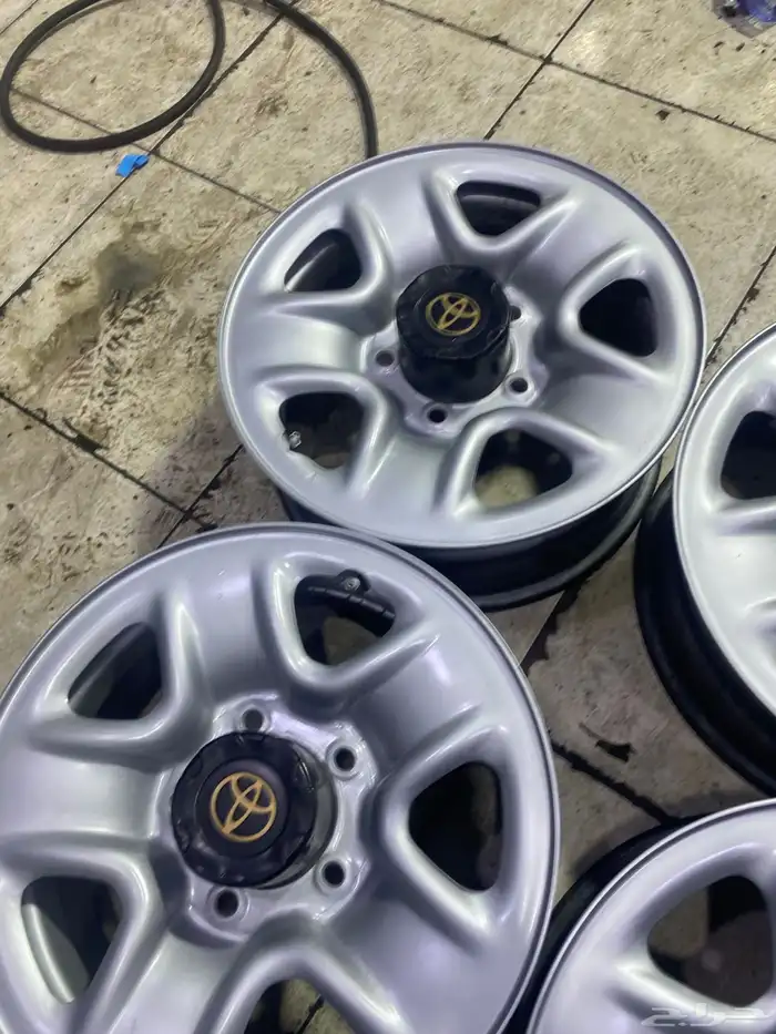 طقم جنوط ديازل 7 هنش مقاس 17 اصليه وكاله معا أكوابها 1