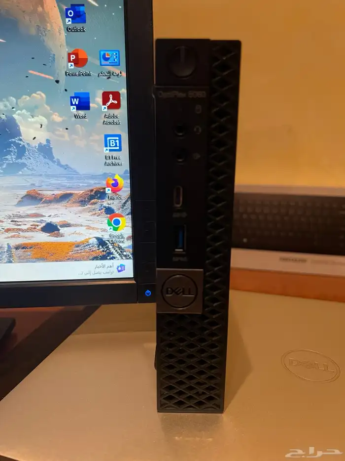 كمبيوتر مكتبي ديل مواصفات عالية مع شاشتين ديل 24 بوصة 3