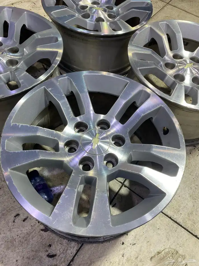 طقم جنوط تاهو 2016 مقاس 18اصليه وكاله بلمعه الوكاله 5