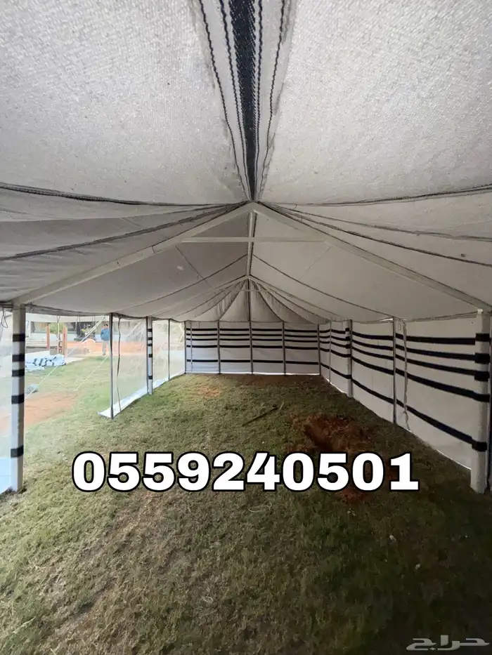 بيوت شعر - بيت شعر ابيض تركي بجودة عالية - خيام شعر 6