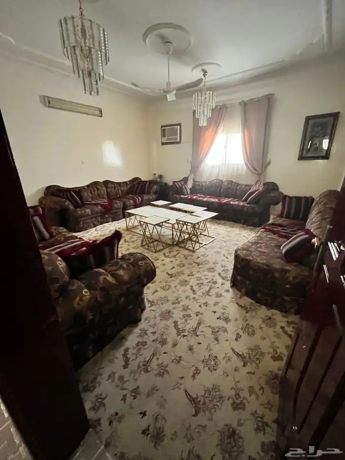 كنب مجلس رجال مع طاولاته وزوايته لسوم 6