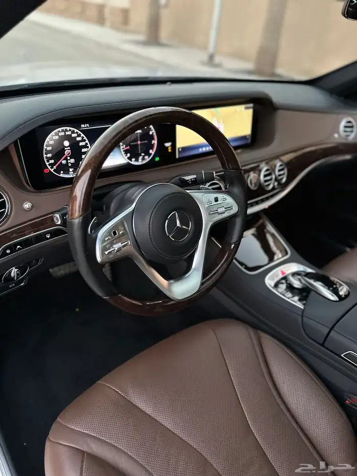 مرسيدس S450 مخزن ماشي 48 الف فقط بدي وكاله 24