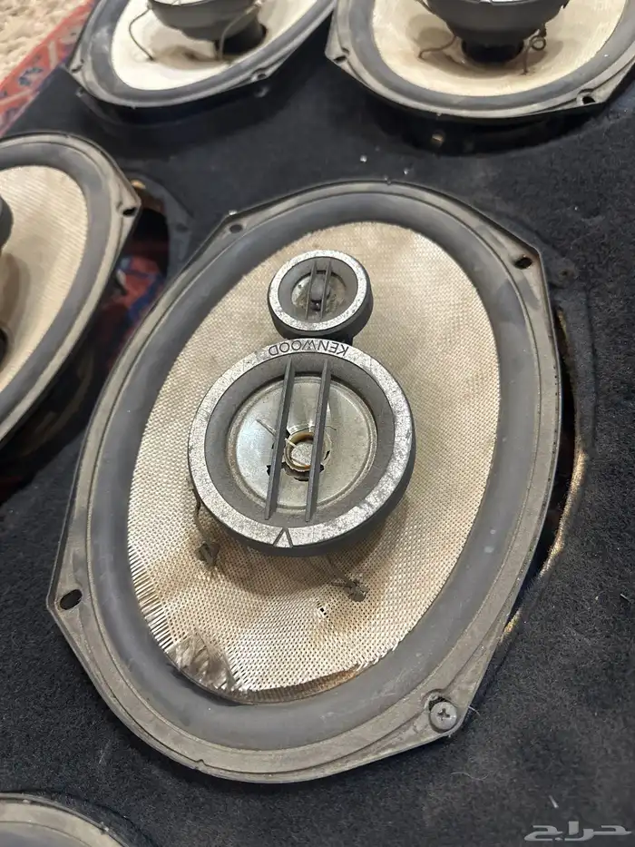 سماعات6 سستمkenwood مع منظم ros1200w 3