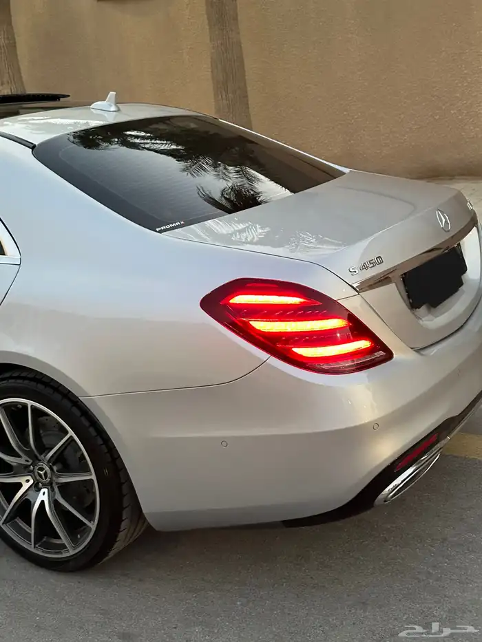 مرسيدس S450 مخزن ماشي 48 الف فقط بدي وكاله 9