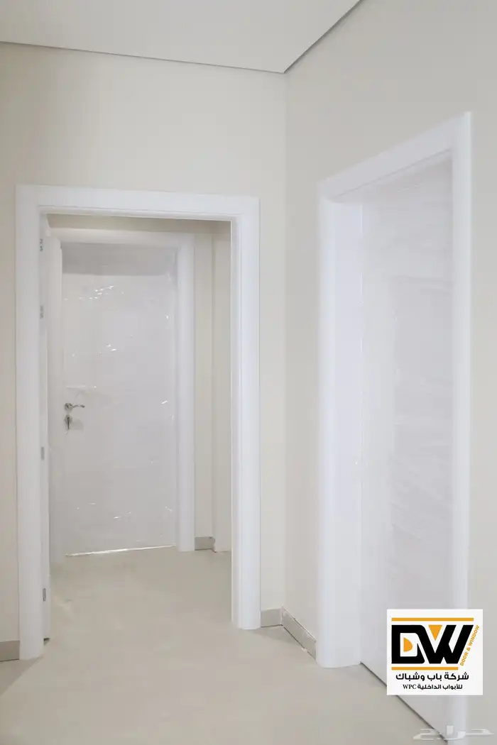 أبواب WPC الداخلية شركة باب وشباك للأبواب الداخلية 3