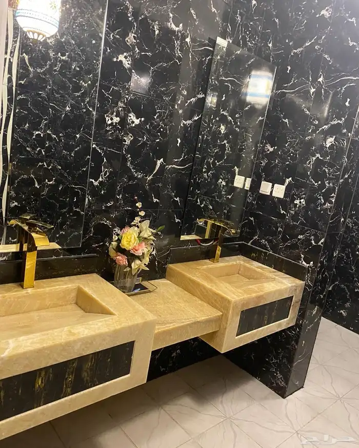 تفصيل وتركيب مغاسل رخام ومرايات 6