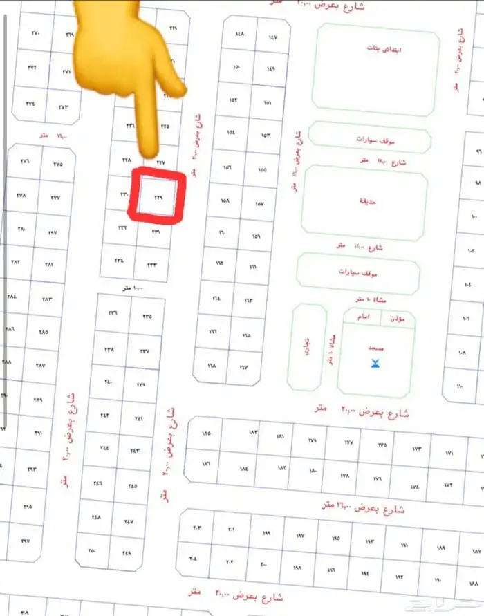 للبيع ارض سكنية في الصويدره 2