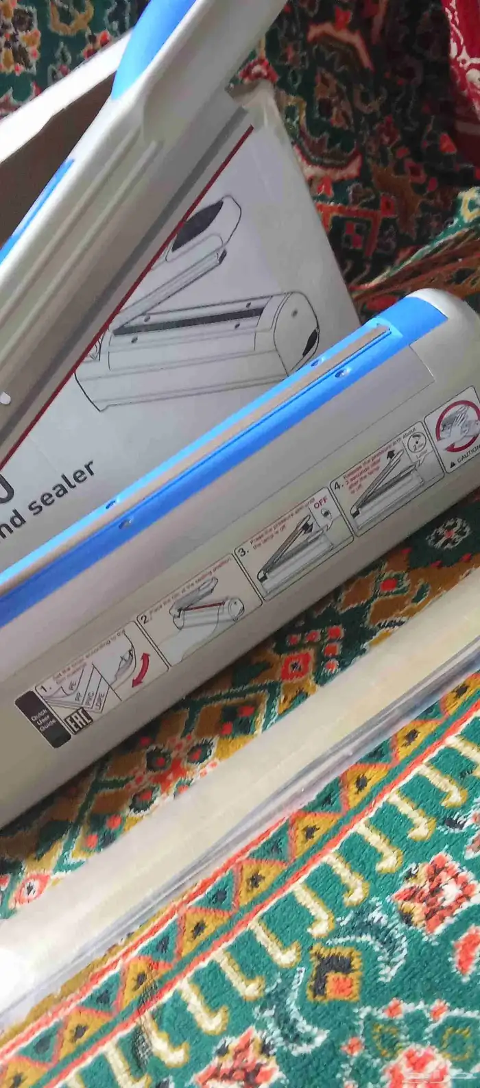 مكينه لحام أكياس بلاستيك لحفظ الطعام جديدة 1