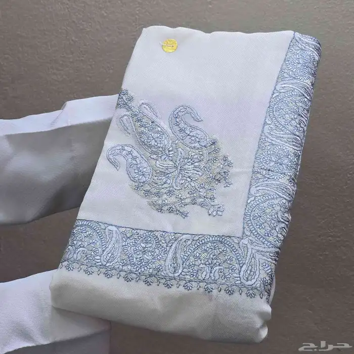 شال كشمير مطرز صوف 15