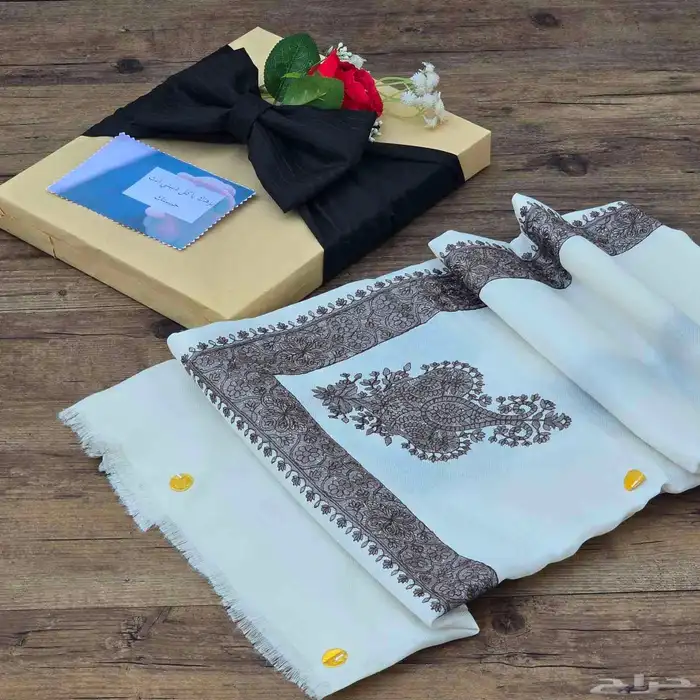 شال كشمير مطرز صوف 32