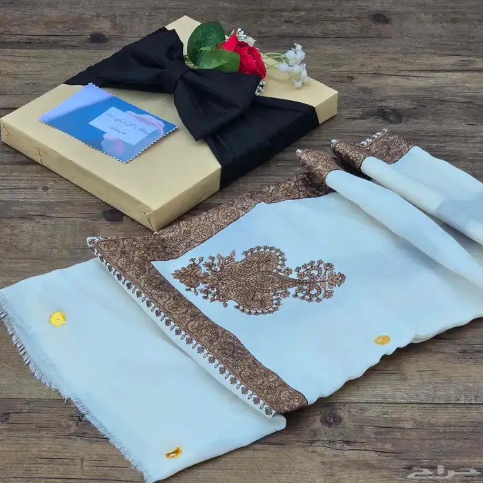 شال كشمير مطرز صوف 30