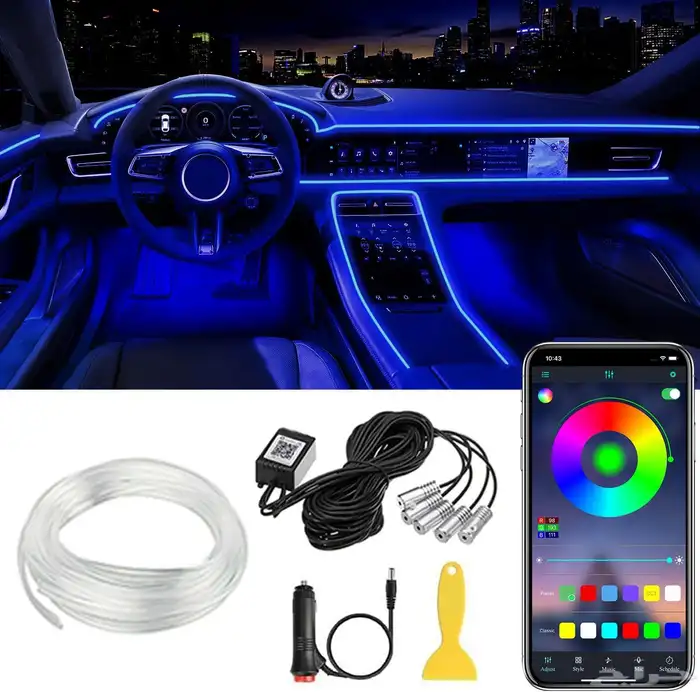 LED CAR RGP اضاءة ليد للسيارات التحكم عبر الجوال 7