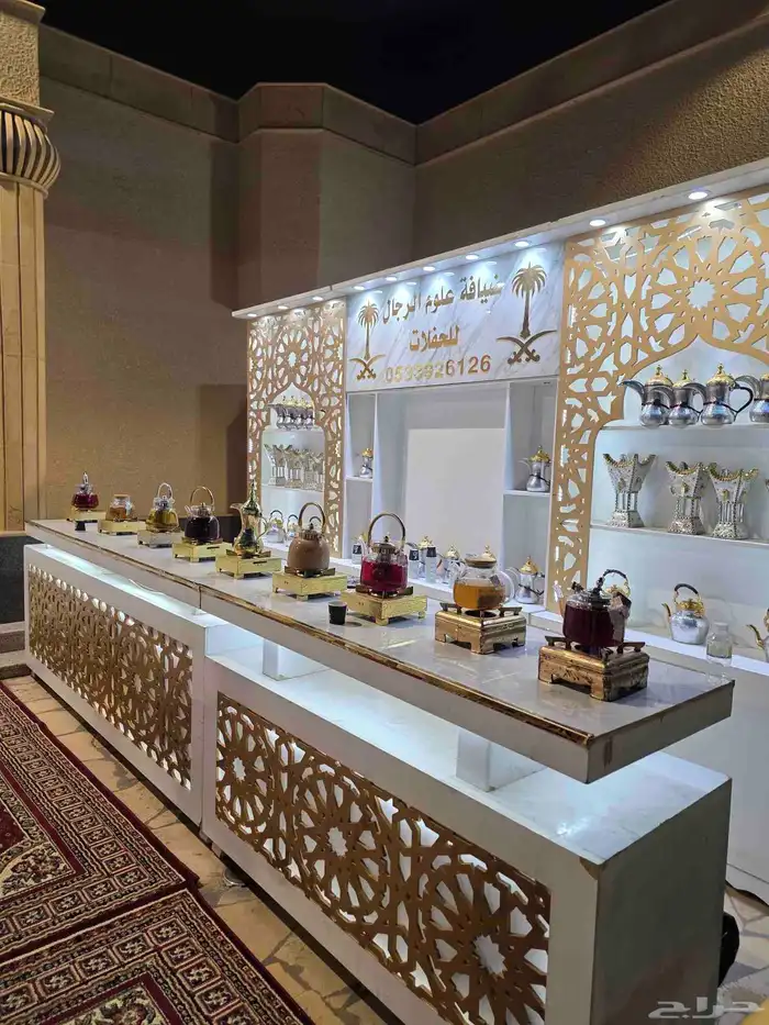 كراسي كنب فرشات عقود زواجات ركن ضيافه صبابين بيوت شعر ابيض ا 0