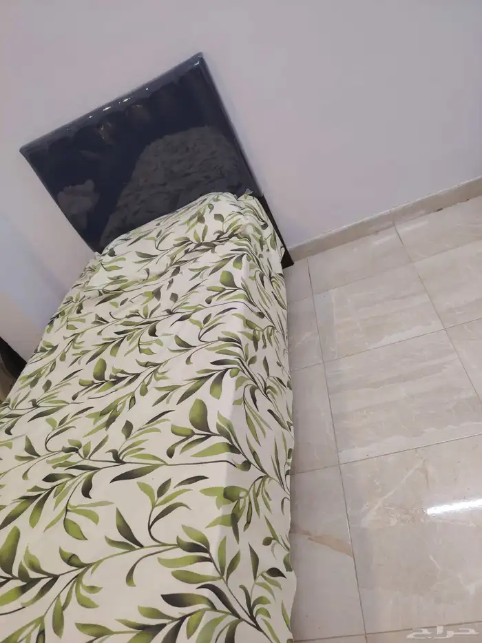 سريرين صندوق بالون الكحلي إستعمال خفيف  باكياسه بدون مراتب 1