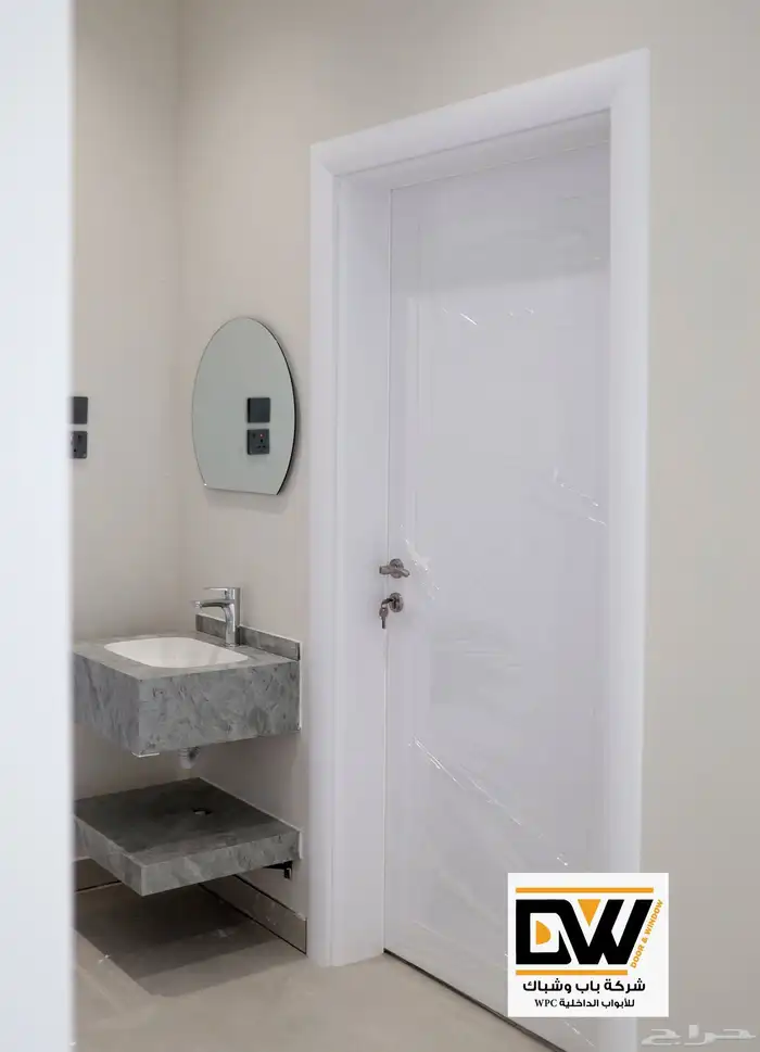 أبواب WPC الداخلية شركة باب وشباك للأبواب الداخلية 1