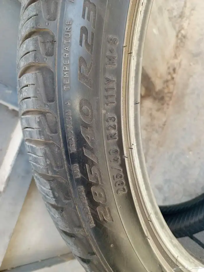 كفرات مستعمله برلي مقاس 285 40 23 3