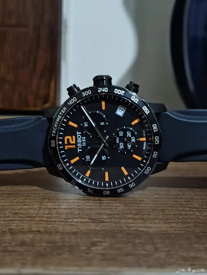 ساعة رياضية تيسوت TISSOT السويسرية الأصلية مستعمل بحالة جيدة 6