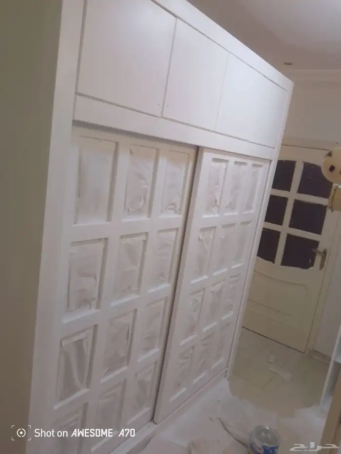 دهان أبواب خشب دواليب غرف نوم 5