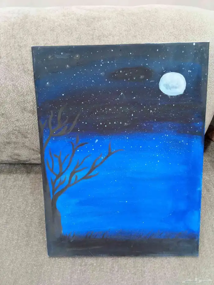 لوحة فنيه رسم يدوي السعر على السوم 0