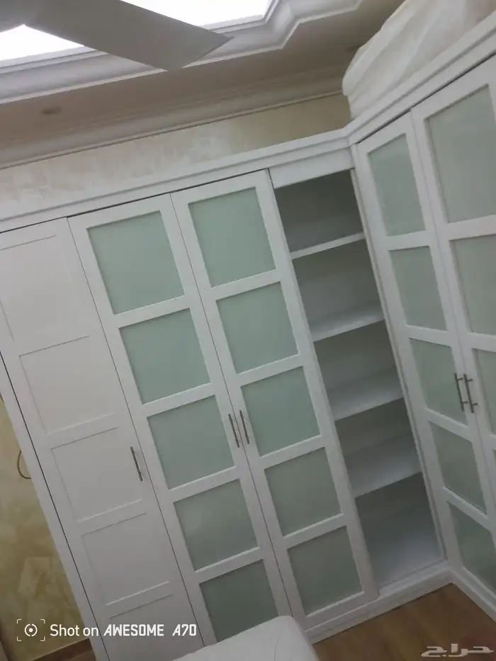 دهان أبواب خشب دواليب غرف نوم 7