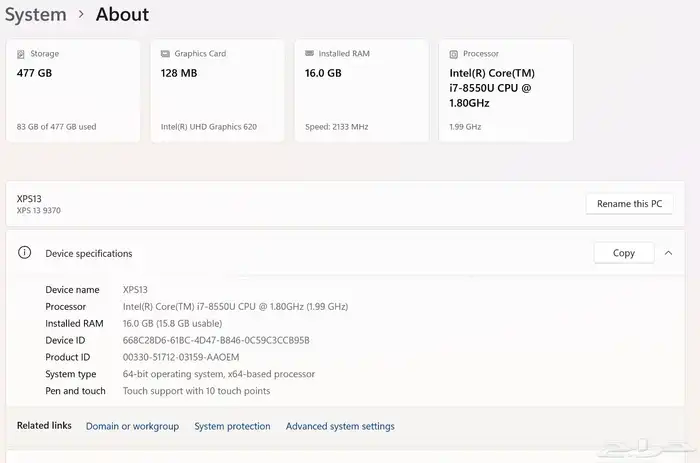 Dell XPS 13 6