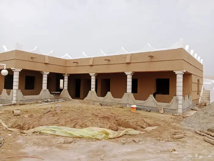 _مجالس_ شعبية _مشبات_ طين _طبيعي _ 9