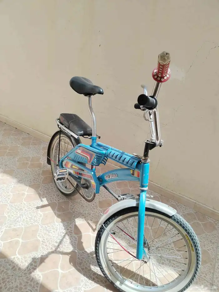 السلام عليكم سيكل اندنوسي ازرق بحري نضيف على السوم 2