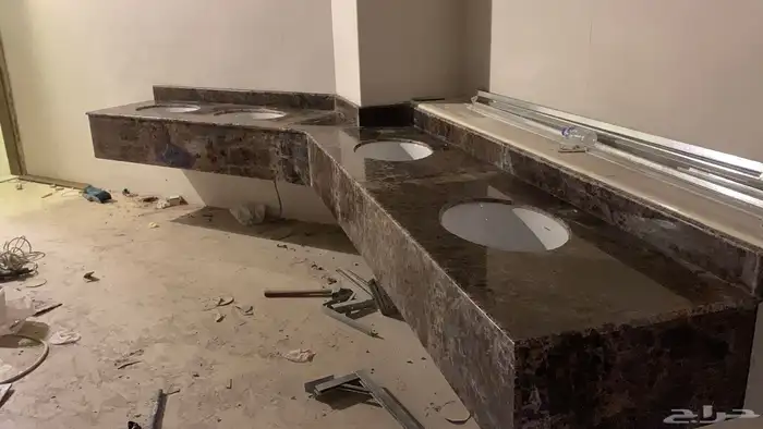 تفصيل وتركيب مغاسل رخام ومرايات 3