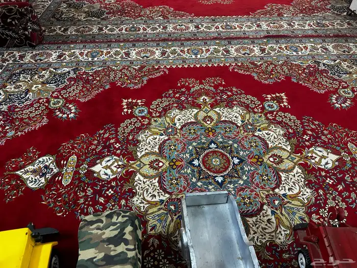 سجاد بلجيكي وتركي وشملات وستائر قديمة للبيع 27