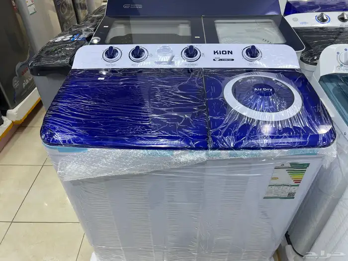 سعر ممتاز على غسالة كيون 12 كيلو حوضين 0