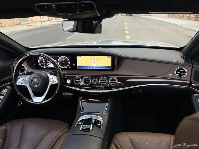 مرسيدس S450 مخزن ماشي 48 الف فقط بدي وكاله 26