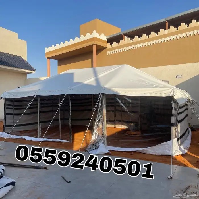 بيوت شعر - بيت شعر ابيض تركي بجودة عالية - خيام شعر 20