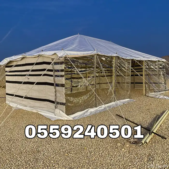 بيوت شعر - بيت شعر ابيض تركي بجودة عالية - خيام شعر 17