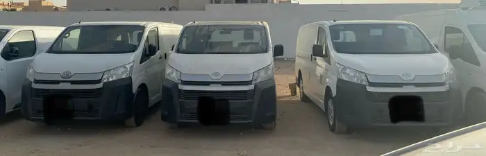 ((يوجد لدينا مجموعه تويوتا هايس بضاعه)2020 و2019 )) 7